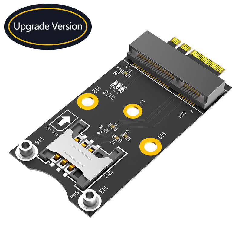 Mini PCI-E to M.2(NGFF ) key A/E Adapter With SIM card Slot for WiFi/WWAN/LTE Module